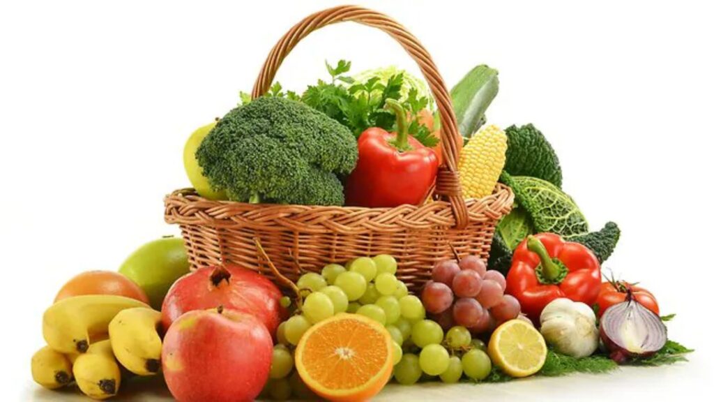 fruit and vegetable cart 