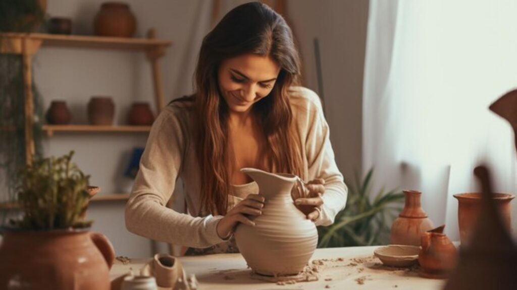 Learn pottery techniques: Take online courses or practice regularly