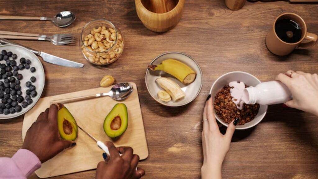 5. Assembling the healthy dessert kits with all the necessary components